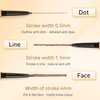 TORMEN 2PCS Micro Brow Pencil, Waterproof,Fine, Dual-Ended with Retractable Tip and Spoolie Brush Suitable for nique stylish,sophisticated brow effects for trend followers (Gray Brown & Deep Coffee)