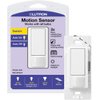 Lutron Maestro Motion Sensor Switch, Auto On and Off Motion Sensor, Works With Existing Wiring, 2 Amp, Single Pole, MS-OPS2-WH, White