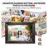 Yunpkture 10.1 Inch WiFi Digital Picture Frame, with 32GB Storage and 1280 * 800 IPS Touch Screen and SD Card Slot, Easy Setup to Share Photo Video via Free APP,Gifts for MOM