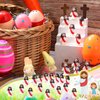 Bememo 25 Pcs Little Jesus Figures Original Design Mini Rubber Jesus Toys to Hide and Seek Religious Party Favors Sunday School Baptism Gifts(Red)
