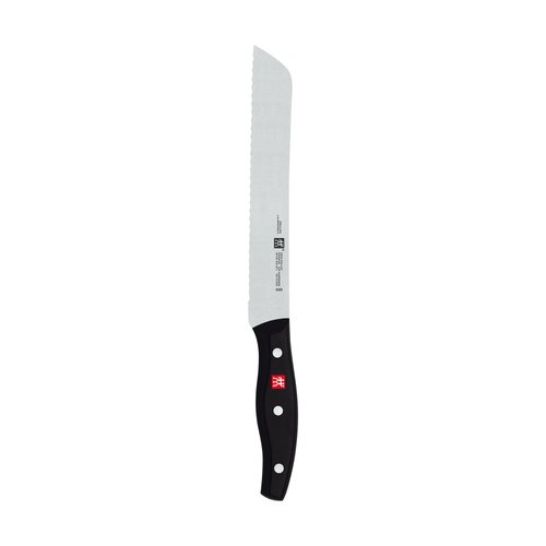 ZWILLING Twin Signature 8-inch Bread Knife, Cake Knife, Razor-Sharp, Made in Company-Owned German Factory with Special Formula Steel perfected for almost 300 Years, Dishwasher Safe,Black
