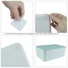 Diaper Wipes Dispenser, Tissue Storage Box Case, Wet Wipe Dispenser Holder with Lid for Home, Office, Cars (Green)