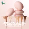 milktouch Milky Glow Cushion Foundation | Stocking Stuffer | Viral Korean Cushion | Glass Skin, No Oxidation, Long-Lasting, Non-Creasing, Hydrating | Christmas Holiday Gift Ideas (21N Natural Beige)