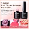 MIZHSE Jelly Gel Nail Polish Set 12 Color, Clear Translucent Spring Gel Polish 7ml, Sheer Manicure Kit UV LED Soak Off Varnish for Home Salon Gift