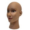 Ladella Beauty Cosmetology Wig Stand Block Bald Female Makeup Manikin Head for Wigs Making " not Styrofoam " Display Mannequin Head (DB-BALD+C)