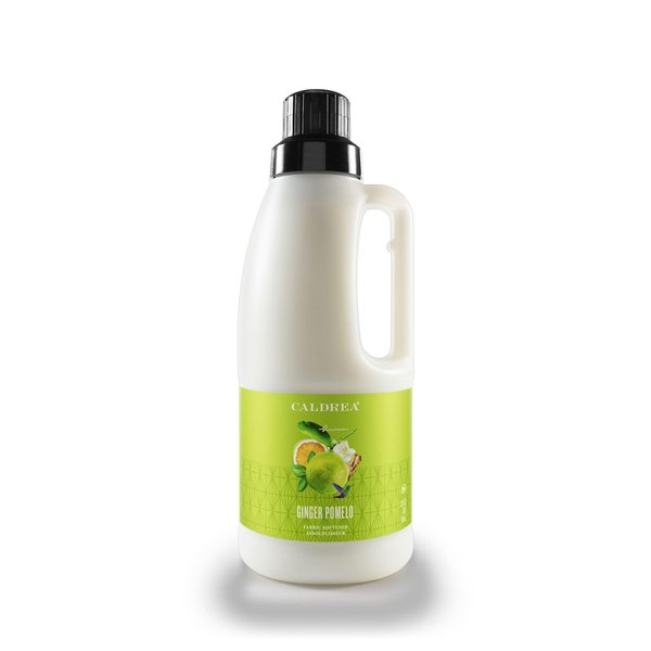 Caldrea Liquid Fabric Softener, Plant Derived, Helps remove static and wrinkles, Ginger Pomelo Scent, 32 oz