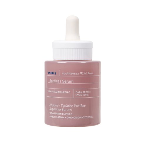KORRES | Apothecary Spotless Serum | 2-Phase Booster, Wild Rose Oil with Super Vitamin C | 30 ml,...
