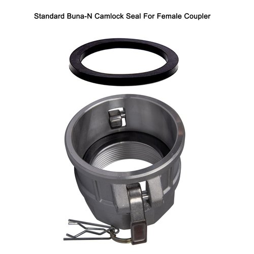 Quafwia 3 inch Camlock Fitting Gasket (10-Pack) - Cam Lock Hose Seal for Female Coupler - Cam Groove Replacement Rubber Washer