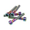 Wanyifa Titanium Ti M6x35mm Bolts Allen Head for Bicycle Headset Screws Pack of 5 (Colorful)