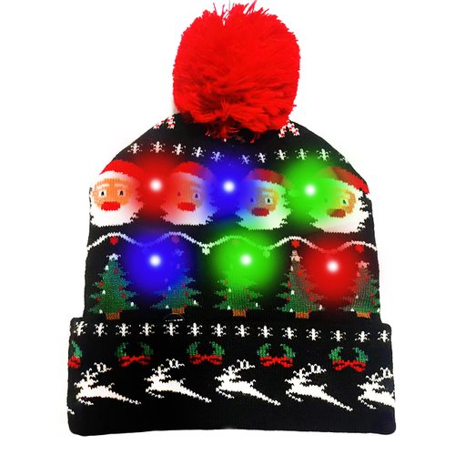 Christmas Hat Beanie Hat White Elephant Gifts Funny Gag Gifts Novelty Party Favors Women Men Adults Kids