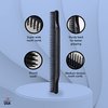 Allegro Combs #70 Wide Tooth Combs Defining Brush Comb 3-Row Wide Tooth For Curly Hair Comb For Women Curly Hair, Hair Stylists Hair Comb 2 Piece (Black)