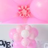 100 Pieces Flower Balloon Clips Balloon Holder Balloon Flower Clips for Balloon Arch for Baby Shower Wedding Event Decorations Birthday Party Supplies (Pinwheel Style)