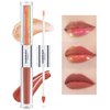 CHARMACY Multichrome Double Head Non-Stick Lip Gloss, Metallic Colourful Lip Glaze, Anti-transfer, Long Lasting Waterproof Liquid Lipstick Makeup (#05)
