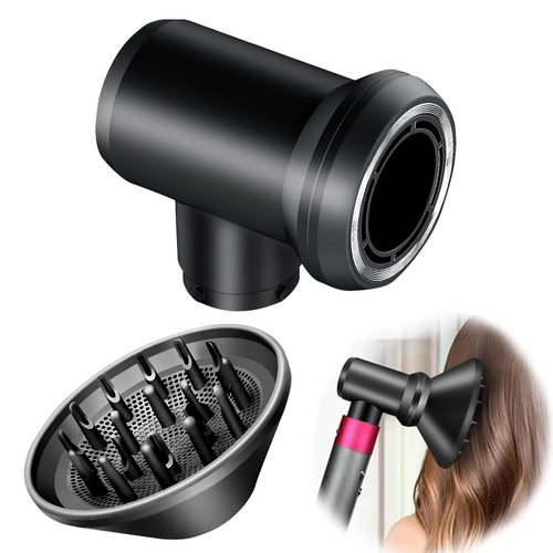 Diffuser and Adaptor for Dyson Airwrap Styler for Airwrap Styler Into A Hair Dryer Combination