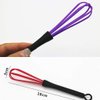 6 Pcs Mini Whisks for Hair Dye Color Mixing- Plastic Manual Mixer Hair Dye Cream Stirrer- Salon Barber Plastic Whisk Hairdressing Dye Whisk-Blending, Whisking, Beating and Stirring (7 x 1.2 in)