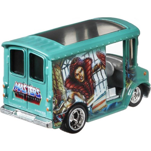 Hot Wheels Toy Car, 1:64 Scale Premium Die-Cast Bread Box Van, Metal/Metal Chassis & Body, Pop Culture Vehicle for Kids & Collectors