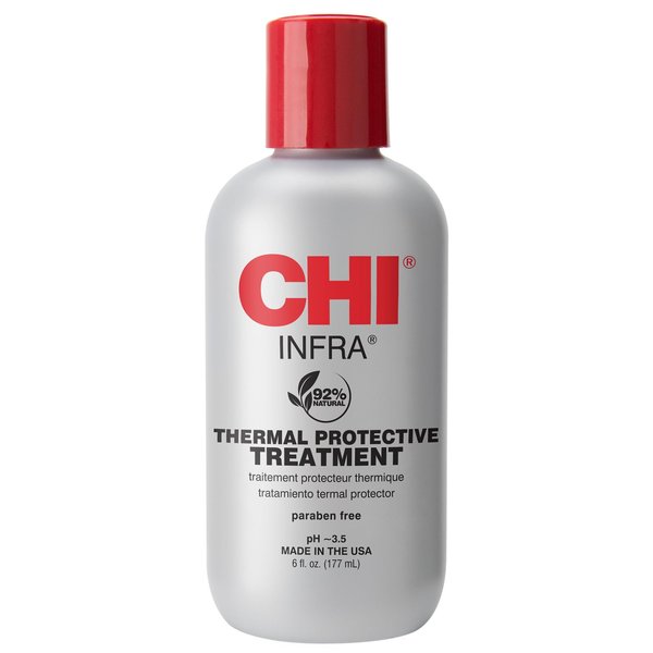 CHI Infra Thermal Protective Treatment, Hair Serum For Protecting Color & Adding Superior Shine & Softness, Hydrating Formula, Sulfate-free, 6 Oz