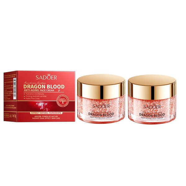 Generic 2PCS Dragons Blood Face Cream, Dragon Blood Anti-Aging Face Cream, Firm Anti Wrinkle Cream for Women, Reduce fine lines, Moisturizer Nourishing Rejuvenating Skin 100g