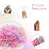 Maine Hair Ties, 1000PCS Rubber Bands for Hair, Small Elastic Hair Ties, Mini Seamless Rubber Bands for Babies, Girls, Women to Weave Different Hairstyles (Jelly)