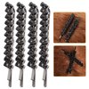 Uonlytech Hair Clips, 1 Set 2 Pairs Rhinestone Hair Barrette Pins Clear Crystal Hair Bobby Pin Accessories for Women - Black, Size 6x0.7cm, 4 Pieces
