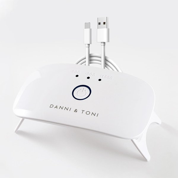 DANNI & TONI UV LED Gel Nail Lamp 10W Professional Nail Lamp with Precision Timing - 60S, 90S, 150S Settings for Salon-Quality Results at Home