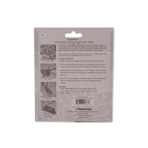 Studio Pro 7/32-Inch Silver Lined Copper Foil Tape