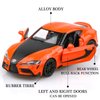 1/36 Scale Toyota Supra Diecast Cars Models,Pull Back Toyota Toy Cars,Cars Gifts for Boys Girls