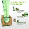 ANECO 100% Compostable Food Waste Bags 3 Gallon, 100 Count, Extra Thick Compost Bags for Countertop Bin, Small Compost Bag, Food Waste Bags with TUV OK Compost Home and BPI certified