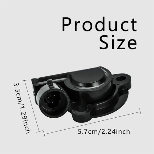 Throttle Position Sensor, Throttle Positioning Sensor TPS Sensor, TPS Sensor Kit Compatible with Chevy, Buick, GMC, Cadillac, Oldsmobile, Replace #17106681, 17087400