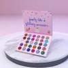 ABELYN 30 Colors Glitter Eyeshadow Makeup Palette Colorful Sparkly Eye Shadow Pallet + 1Pc Eyeshadow Brush Long Lasting Glitter Pressed Powder Palette