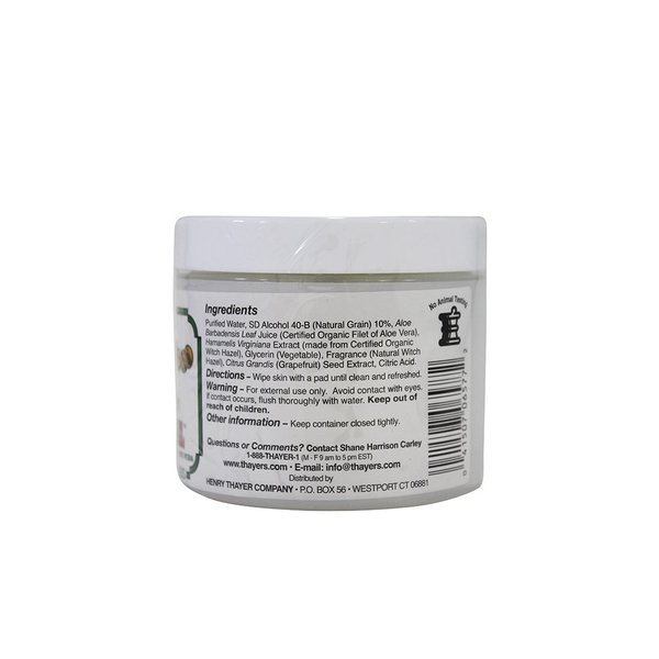 Thayer Witch Hazel Astringent Pads, Original, 60 Count, Pack of 3
