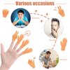 14 Pcs Tiny Finger Hands,Premium Rubber Mini Tiny Finger Hands,Flat Hand Style Mini Hand Finger Puppets for Puppet Show,Gag Performance,Party Favors