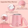 Waxing kit for women - Yovanpur Mini Waxing Kit Wax Warmer for Hair Removal, Portable Hard Wax Kit with 14oz Hard Wax Beads, Brazilian Bikini Wax Kit for Face Armpit Eyebrow at Home