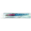 PANA USA Acrylic Nail Brush Pure Kolinsky Hair Acrylic White Swirl Blue Handle with Pink Ferrule Round Shaped - Size 12