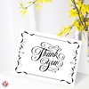 Thank You Greeting Cards and Envelopes – Elegant Fold Over Greetings for Wedding, Christmas, Valentine’s, Bridal Shower, Anniversary – Blank Inside | 4.5 x 5.5” (A2 Size) | 25 per Pack