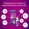 Hyland's Dry Ear Relief Oil, Relieve Ear Irritation Fast, for Itchy and Dry Irritated Ears, Ages 2 and up, Day and Night Drops, 0.5 Ounce