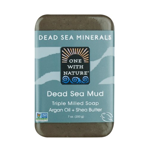 One With Nature Dead Sea Mud Bar Soap, 7 Ounce