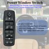 Driver Side Master Power Window Switch Compatible with Chrysler Town & Country Dodge Grand Caravan 2012 2013 2014 2015 Dodge Ram 1500 2500 2013-2015 Replaces 68110867AB