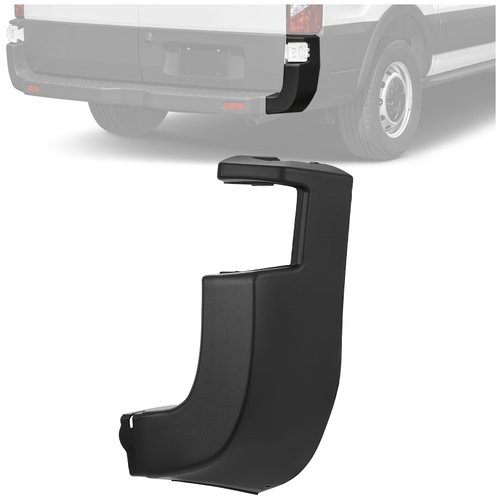 HECASA Rear Bumper Side End Cap Cover Compatible with 2015-2019 Ford Transit 150 250 350 350HD Replacement for CK4Z-17F774-DC Right Rear Bumper Corner Cover