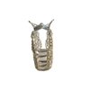 Generic Silver metal bow clear crystal hair claw clip bridal clip for medium fine hair