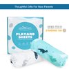 Pack and Play Sheets Fitted, Mini Crib Sheets 2 Pack, Playard Sheets Compatible with Graco Pack n Play, Ultra Soft Breathable Material, Dinosaurs