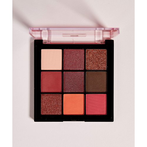 Ruby Kisses Eye Shadow Palette, 9 Shadows (1 PACK, Ruby)