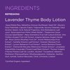 Andalou Naturals Lavender Thyme Refreshing Body Lotion, 8 Ounce