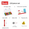 Goobi Magnetic Building Sticks Blocks Toys Magnet Construction Set Tiles Toy Montessori STEM Educational Toys for Ages 3 4 5 6 7 8 Kids (110 Pcs, 110, Pieces)