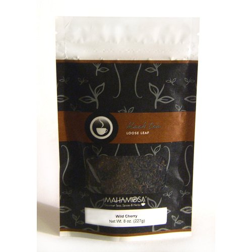 Mahamosa Flavored Black Tea Blend Loose Leaf (Looseleaf)- Wild Cherry Tea 8 oz