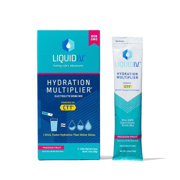Liquid I.V. Hydration Multiplier Drink Mix - Passion Fruit (8 Stick Packs)