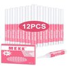 MEKK Nail Glue,Super Strong Nail Glue for Acrylic Nails,Long Lasting Nail Glue for Press Ons,Professional Nail Tip Glue Nail Tech Supplies Adhesive Press On Nail Glue for Nail Tips 0.07OZ/PCS(12PCS
