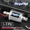 Megaflint Inline Fuel Pump 12V Universal Electric Fuel Pump Low Pressure 5-9 PSI For Gas Diesel E8012S HEP-02A