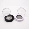 luzen 4Pcs Small Round Eyeshadow Box Replacement Empty Box Case DIY Refillable Magnet Makeup Eyeshadow Powder Blush Lipstick Sub-packing Containers for Women Daily and Travel Use