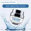 Clear Beauty Korean Hyaluronic & Retinol Day/Night Moisturizer Set - Moisturizing & Hydrating Fine Lines & Wrinkles Treatment - Cruelty Free - Clean Beauty - All Skin Types Anti-Aging Cream 1.69oz X2